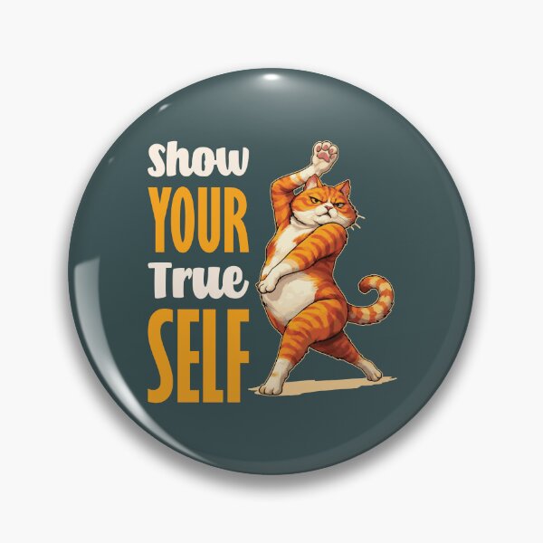 Item preview, Funny Dancing Cat Quirky Uplifting Message designed and sold by TheJollyDoodle.