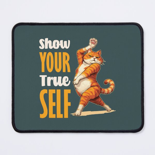 Item preview, Funny Dancing Cat Quirky Uplifting Message designed and sold by TheJollyDoodle.