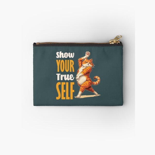 Item preview, Funny Dancing Cat Quirky Uplifting Message designed and sold by TheJollyDoodle.