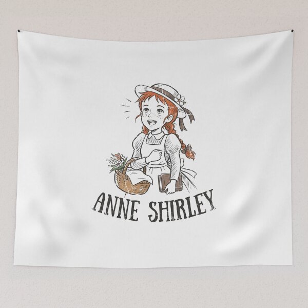 Item preview, Anne Shirley Vintage Bookworm Flowers Classic Literature designed and sold by Fenay Designs.