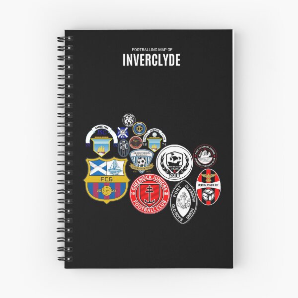 Artikelvorschau, Fußballkarte von Inverclyde entworfen und verkauft von Footy-Maps.