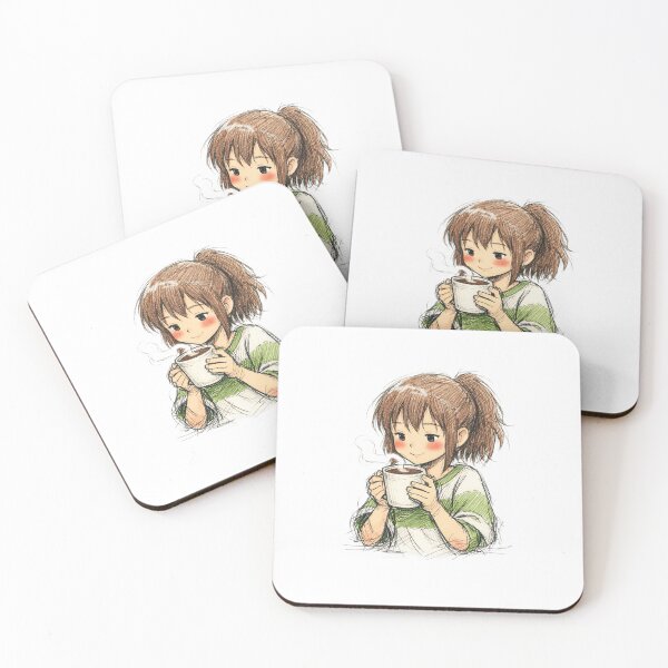 Item preview, Chihiro with Hot Chocolate designed and sold by LIS AND MELIVERSO.
