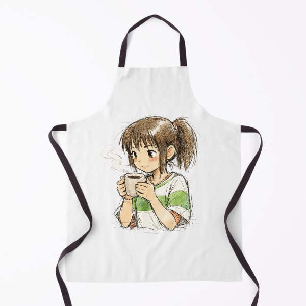 Item preview, CHIHIRO WITH COFFEE MUG designed and sold by LIS AND MELIVERSO.
