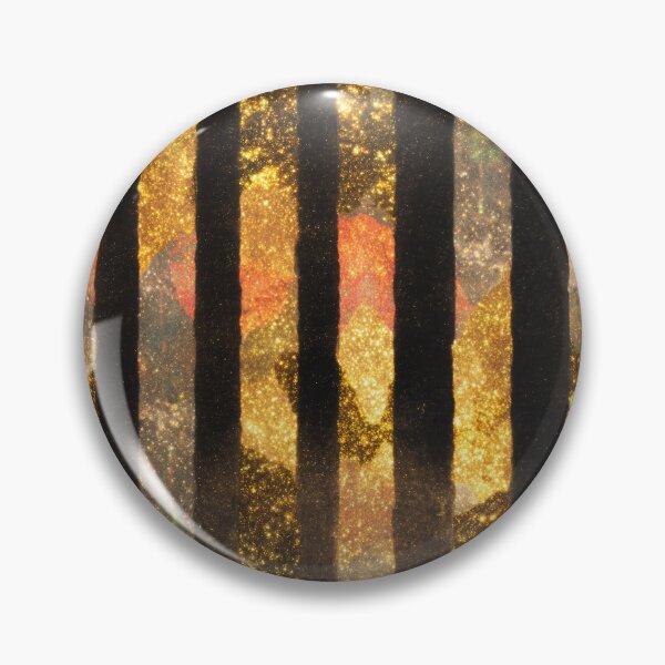 Item preview, Black Gold Vertical Glitter Stripe Pattern  designed and sold by bubblegoth.