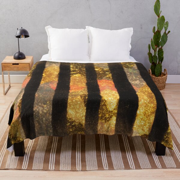 Item preview, Black Gold Vertical Glitter Stripe Pattern designed and sold by bubblegoth.