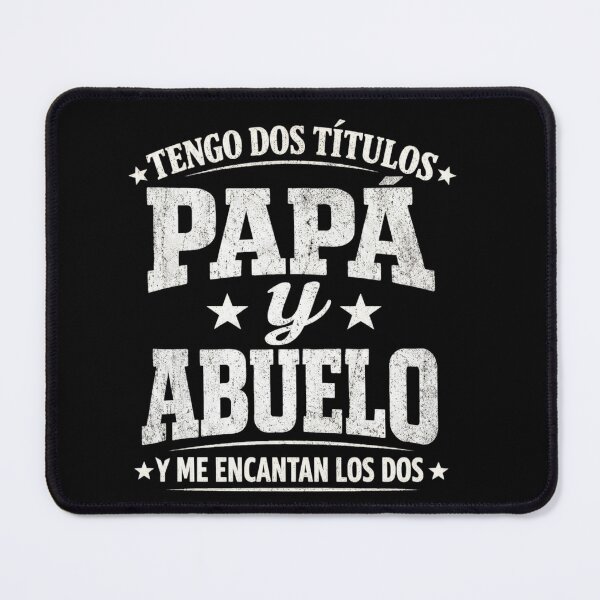 Item preview, Tengo Dos Titulos Papa y Abuelo Funny Spanish Father's Day designed and sold by clothesy7.
