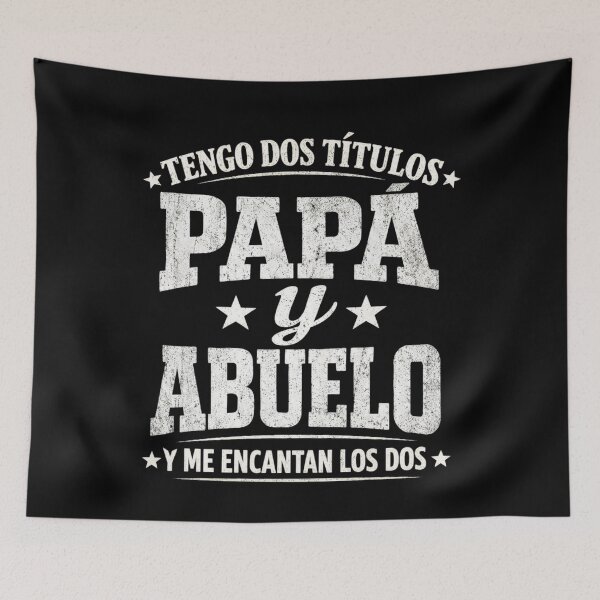 Item preview, Tengo Dos Titulos Papa y Abuelo Funny Spanish Father's Day designed and sold by clothesy7.