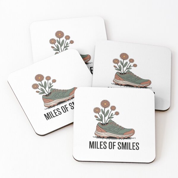 Item preview, Miles of Smiles Trail Running Shoe Design designed and sold by WildMilesCo.