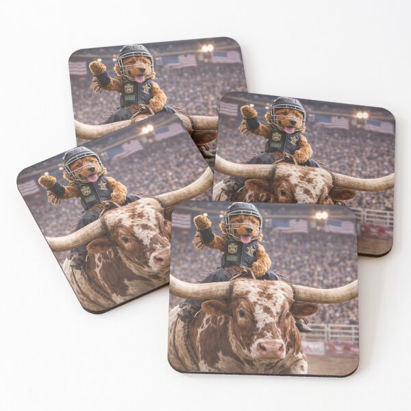 Item preview, Cockapoo Rodeo Rider on a Longhorn designed and sold by Paul Thompson Photography.