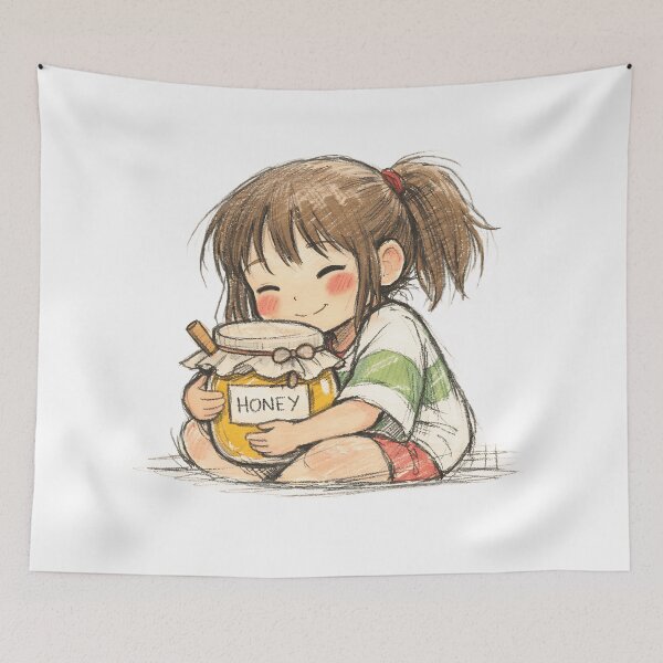 Item preview, Chihiro with Honey Jar designed and sold by LIS AND MELIVERSO.