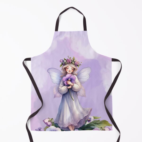 Item preview, angelic fairy with pansies designed and sold by Faerieglen.