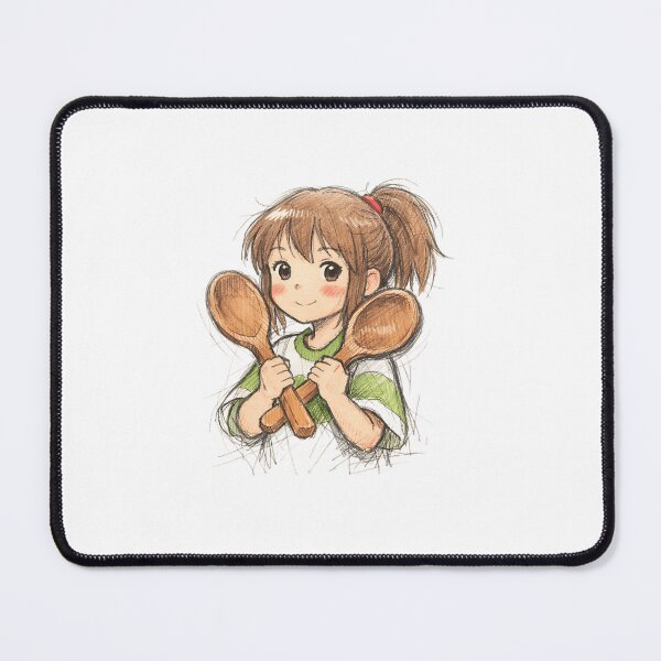 Item preview, Chihiro with Wooden Spoons designed and sold by LIS AND MELIVERSO.