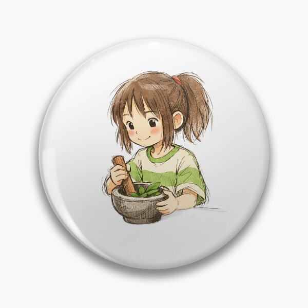 Item preview, Chihiro with Herb Mortar designed and sold by LIS AND MELIVERSO.