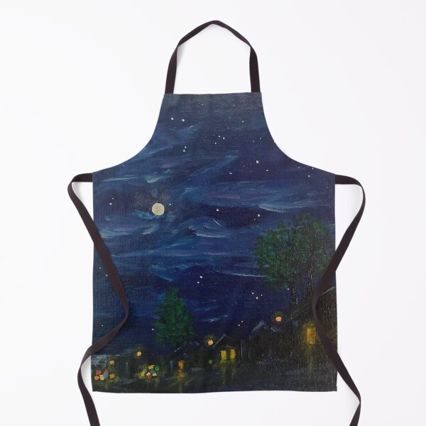 Item preview, Down The Street Nighttime Theme designed and sold by Deb Bossert Artworks.