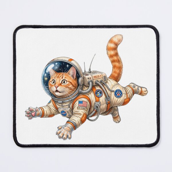 Item preview, Astronaut Cat in Space designed and sold by Chaoscience.