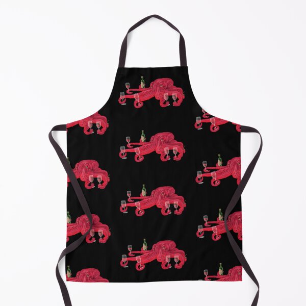 Item preview, Red Octopus Red Wine, handpainted picture designed and sold by AK-Hevonen.
