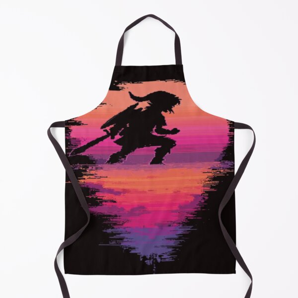 Item preview, Vaporwave Pixel Warrior Girl Silhouette | Synthwave Fantasy RPG Gamer Design designed and sold by ZChrome.