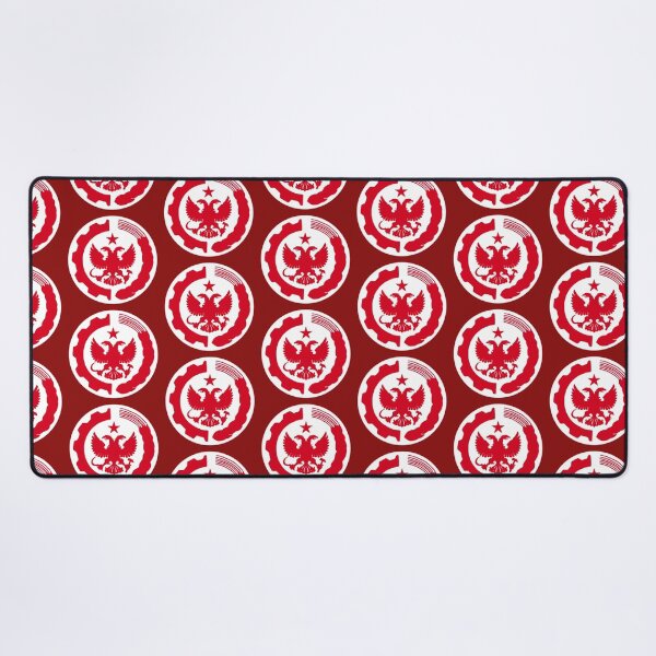 Item preview, Futuristic Communist Technocracy Utopia | Hoi4 TNO Serov Flag Badge designed and sold by Based History.