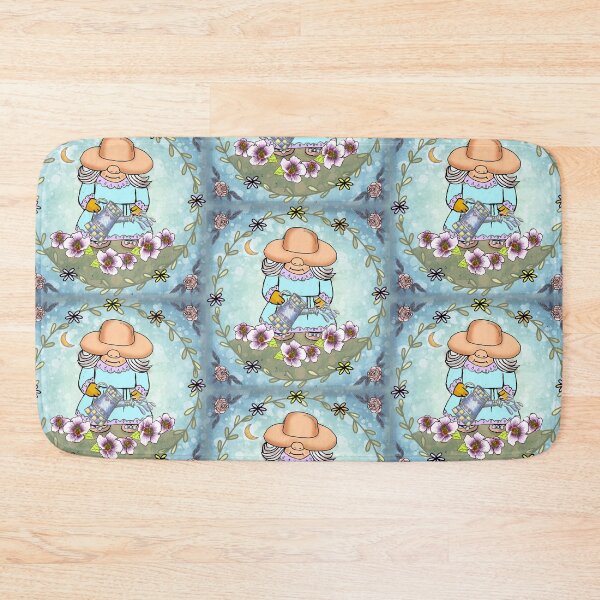 Item preview, Garden Gnome watering flowers designed and sold by artmuvz.