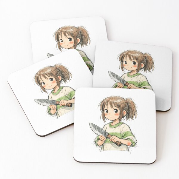 Item preview, Chihiro with Rustic Knife designed and sold by LIS AND MELIVERSO.