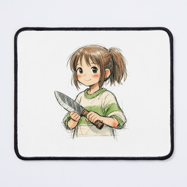 Item preview, Chihiro with Rustic Knife designed and sold by LIS AND MELIVERSO.