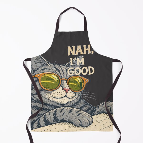 Item preview, NAH I'm Good - Sassy Relaxed Cat Funny Introvert Gift designed and sold by Artiviose.
