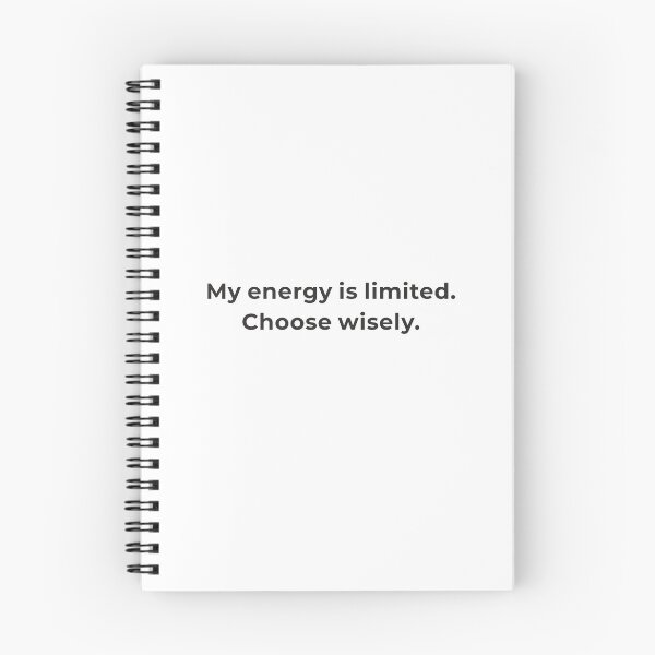 Item preview, My Energy is Limited Choose Wisely Shirt - Boundaries Introvert Tee - Energy Protection Gift - Minimalist Design designed and sold by Lumawear .