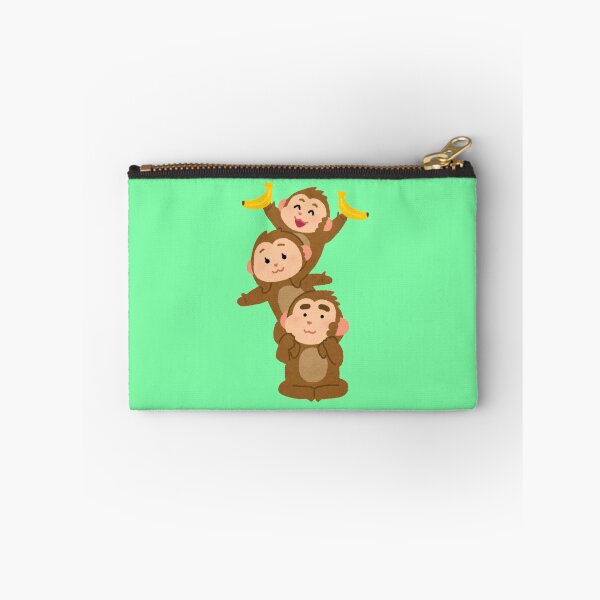 Item preview, Playful Swinging Monkeys - Cute Best Friends & Jungle Adventure Illustration designed and sold by Yasmine Mohammed.