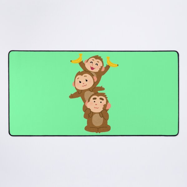Item preview, Playful Swinging Monkeys - Cute Best Friends & Jungle Adventure Illustration designed and sold by Yasmine Mohammed.