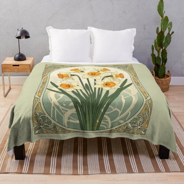 Item preview, Spring Motif Daffodil March Birthflower designed and sold by taiche.