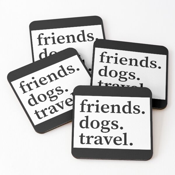 Item preview, Friends Dogs Travel - Subtle FDT | No Kings designed and sold by PixVib.