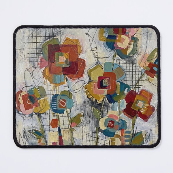 Item preview, Geometric Bloom – Abstract Colourful Flower Art designed and sold by Printpix.