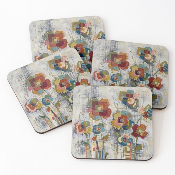 Item preview, Geometric Bloom – Abstract Colourful Flower Art designed and sold by Printpix.