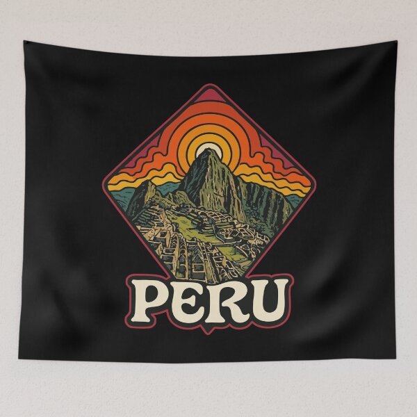 Item preview, Peru Machu Picchu Trippy designed and sold by TomFrontierArt.