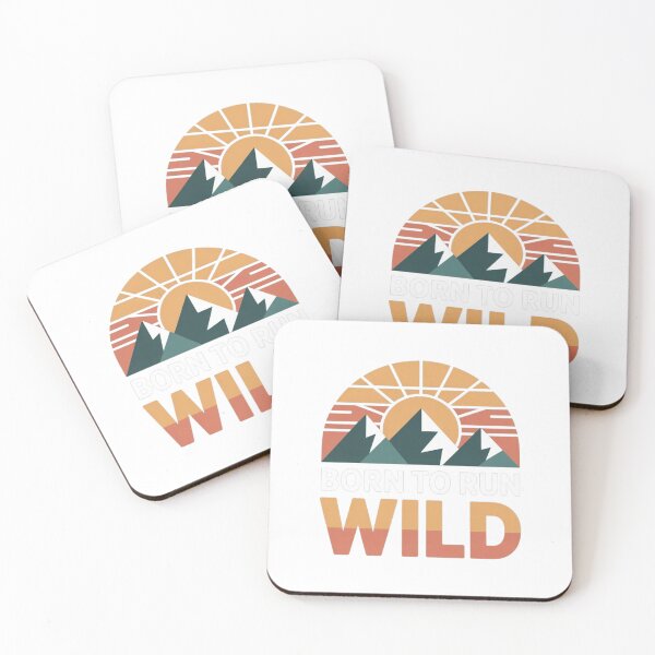 Item preview, Born to Run Wild Mountain Sunrise Design designed and sold by WildMilesCo.