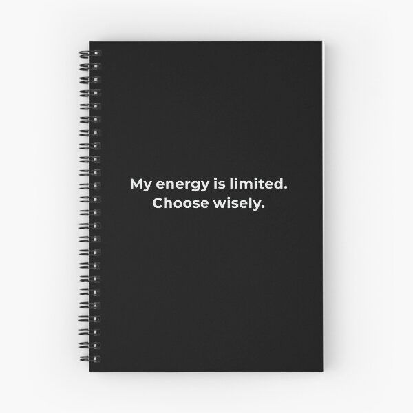Item preview, My Energy is Limited Choose Wisely Shirt - Boundaries Introvert Tee - Energy Protection Gift - Minimalist Design designed and sold by Lumawear .