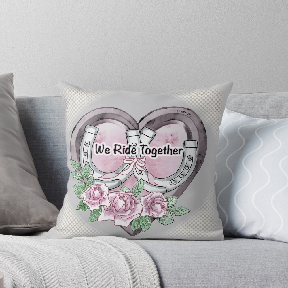 Valentine We Ride pillow