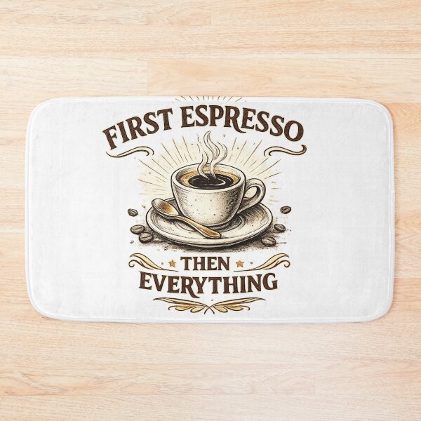 Item preview, First Espresso Then Everything Coffee Design designed and sold by Gezonde-Voeding.