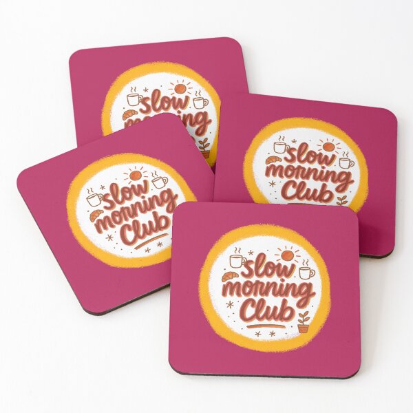 Item preview, Slow Morning Club | Cozy Coffee Aesthetic designed and sold by laterkatergator.