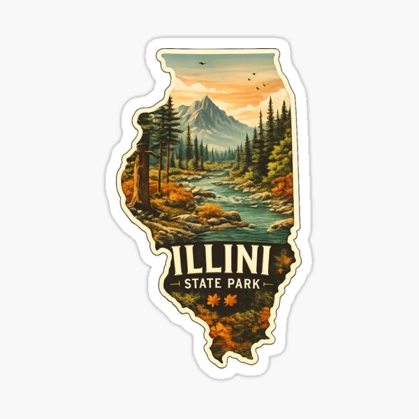 Visit Illini State Park Sticker