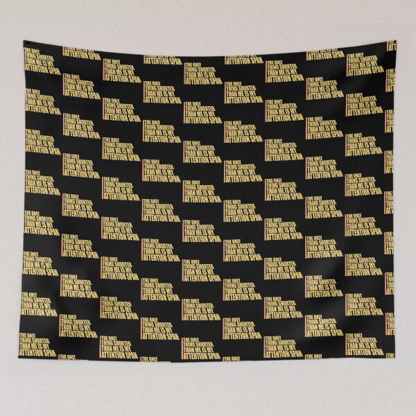 Item preview, The Only Thing Shorter Than Me Is My Attention Span designed and sold by shirt-o-mat.