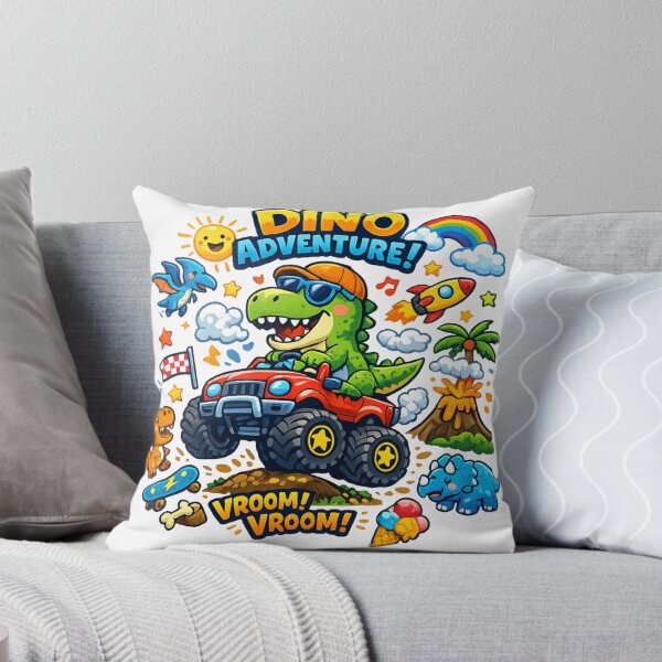 Item preview, Cute Dinosaur Monster Truck Ride designed and sold by GIFT4S.