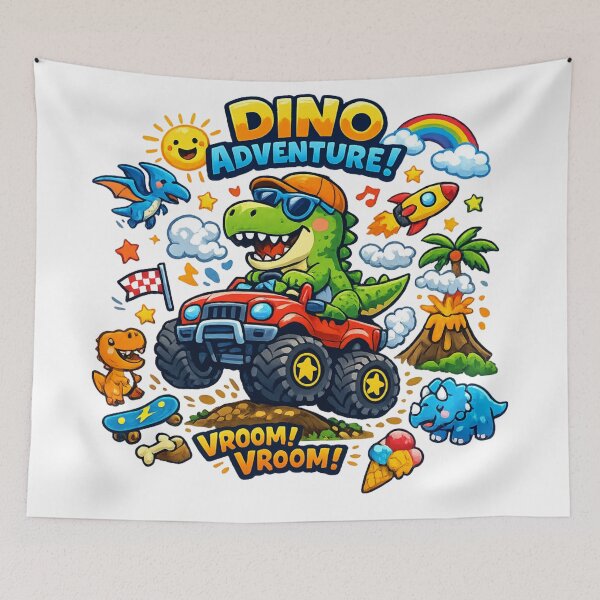 Item preview, Cute Dinosaur Monster Truck Ride designed and sold by GIFT4S.