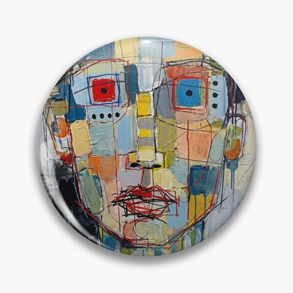 Item preview, Fragments of Self – Abstract Geometric Portrait Art designed and sold by Printpix.