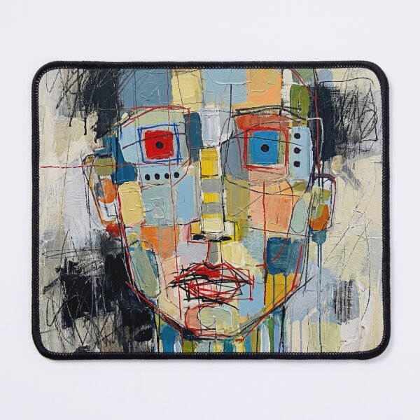 Item preview, Fragments of Self – Abstract Geometric Portrait Art designed and sold by Printpix.