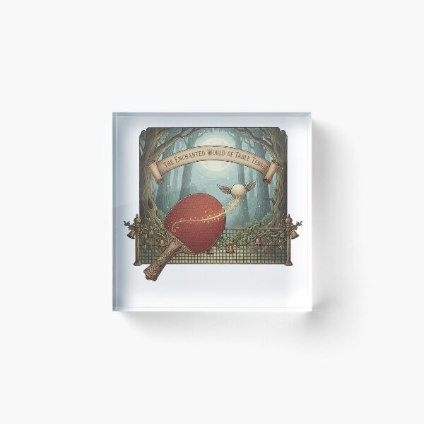 Item preview, The Enchanted World of Table Tennis – Magical Fantasy Ping Pong T-Shirt designed and sold by OhMyPingCo.