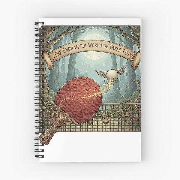 Item preview, The Enchanted World of Table Tennis – Magical Fantasy Ping Pong T-Shirt designed and sold by OhMyPingCo.