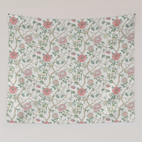 Item preview, Chinoiserie floral pattern designed and sold by AnnaGo.