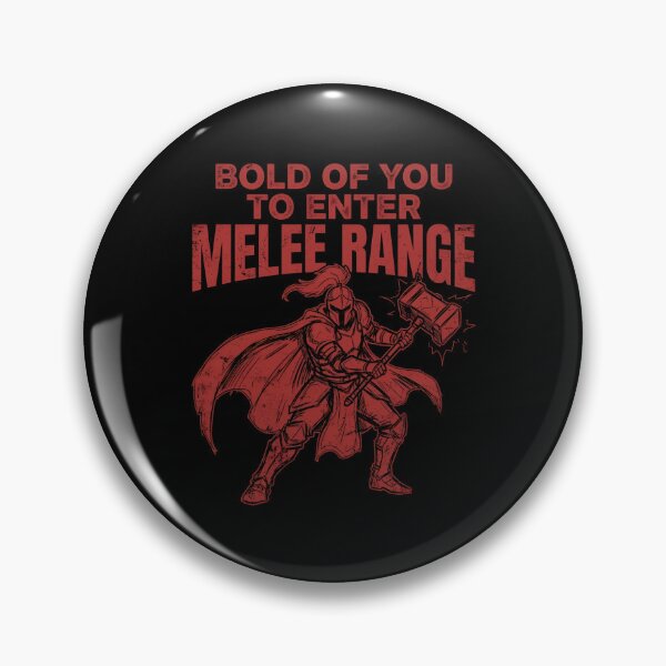 Item preview, Bold Of You To Enter Melee Range Red Knight Hammer Tabletop designed and sold by Fenay Designs.
