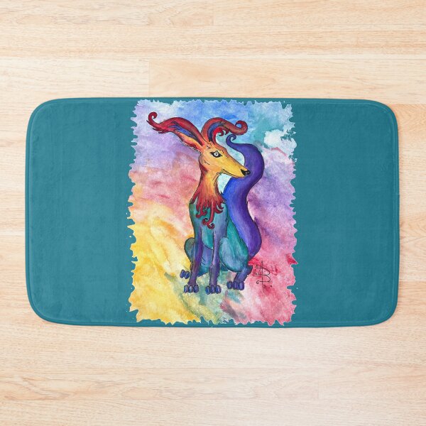 Item preview, Mystical Colourful Watercolour Illustration Dog - Live Full Colour designed and sold by Live Full Colour.